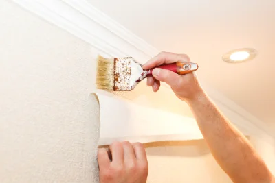 Pose de papier peint à Monbalen — revêtements muraux et toiles de verre